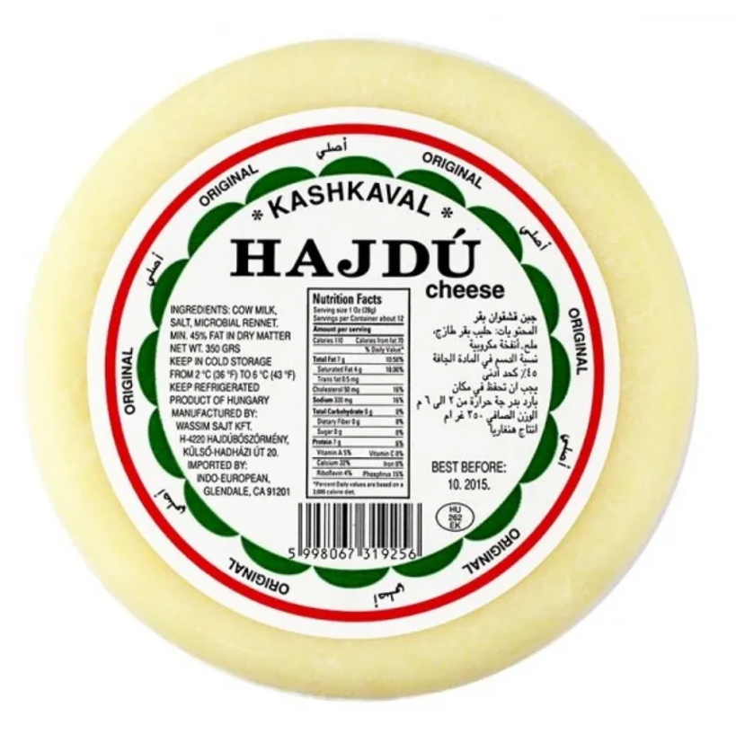 Hajdu Kashkaval full fat Cheese